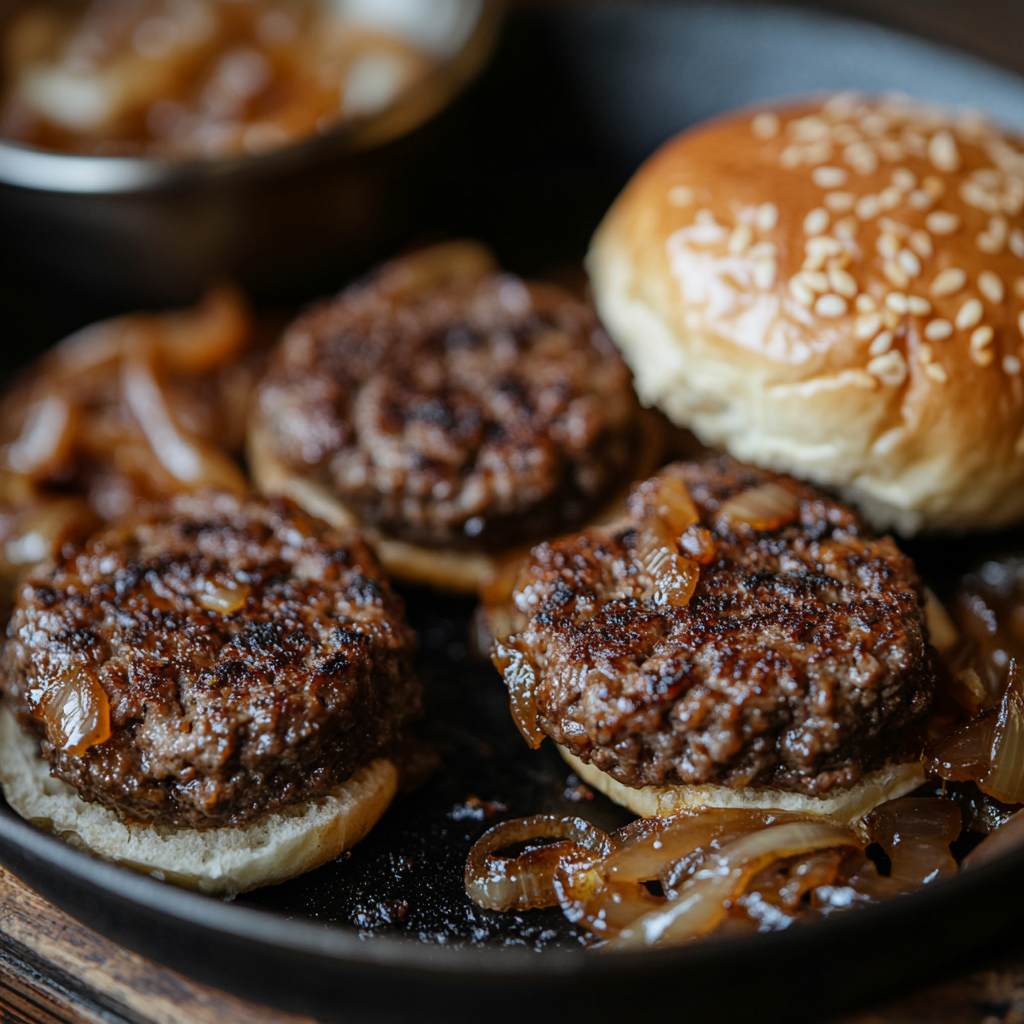 A freshly prepared Big Smasher Burger Chili's with melted cheese, fresh toppings, and a toasted brioche bun served on a wooden board.